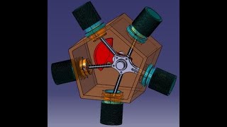 Catia V5 Kinematics Simulation (Motor de estrella)