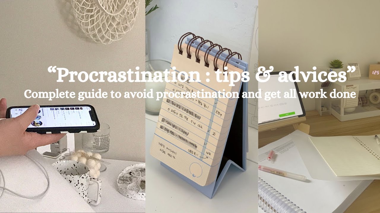 "Crushing Procrastination: 📚 How to Get Stuff Done"