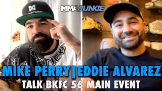 Mike Perry, Eddie Alvarez Verbally Spar Before BKFC 56: ''I'm About to Beat The Sh*t Out of You'