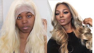 PERFECT ASH DARK BLONDE WIG Tutorial | START TO FINISH