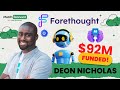 From startup to ai leader deon nicholas  forethoughts story