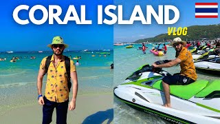 Once Upon A Time In Coral Island🏝️| Trying All Water Activities🌊| Koh Larn Beach With Indian Lunch