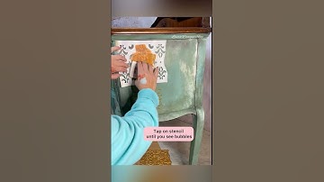 Try This Technique Using An Ink Pad With Stencils And Stamps!