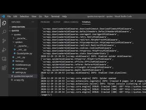 CS50 Final Project: 'Scrapy spider'