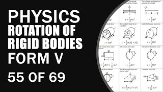 PHYSICS FORM V ROTATION OF RIGID BODIES 55 OF 69