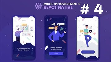 React Native Full App Development #4 step by step. Login Register screen design