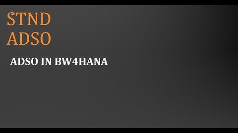 Part 6 - Stnd ADSO
