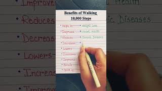 Benefits of Walking Ten Thousand Steps 📚🌍 #walking #benefits #steps #thousands #knowledge #share 📚🌍