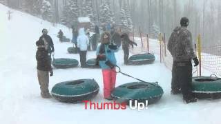 Snow Tubing at Brian Head Utah 2013