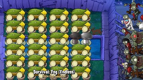 Double Doom 23 Cob | PvZ Survival Fog (Endless)