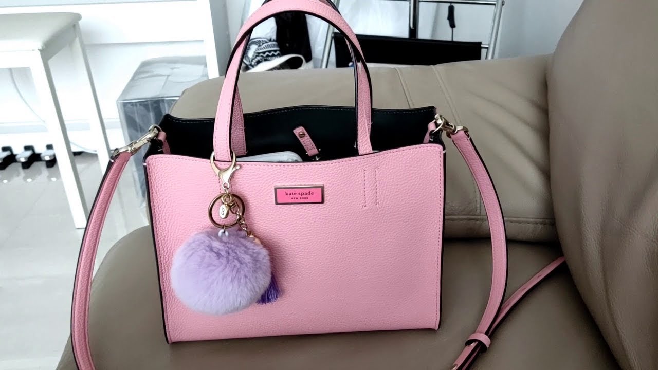 WIMB] Using my Kate Spade Sam satchel with a bag organizer - YouTube