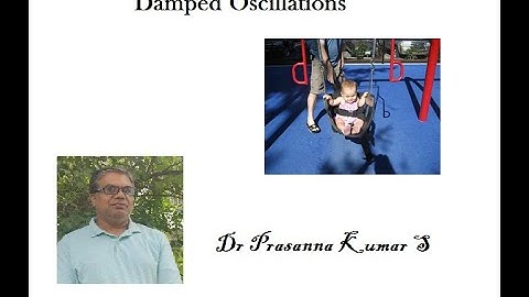 Damped oscillations  Part 1