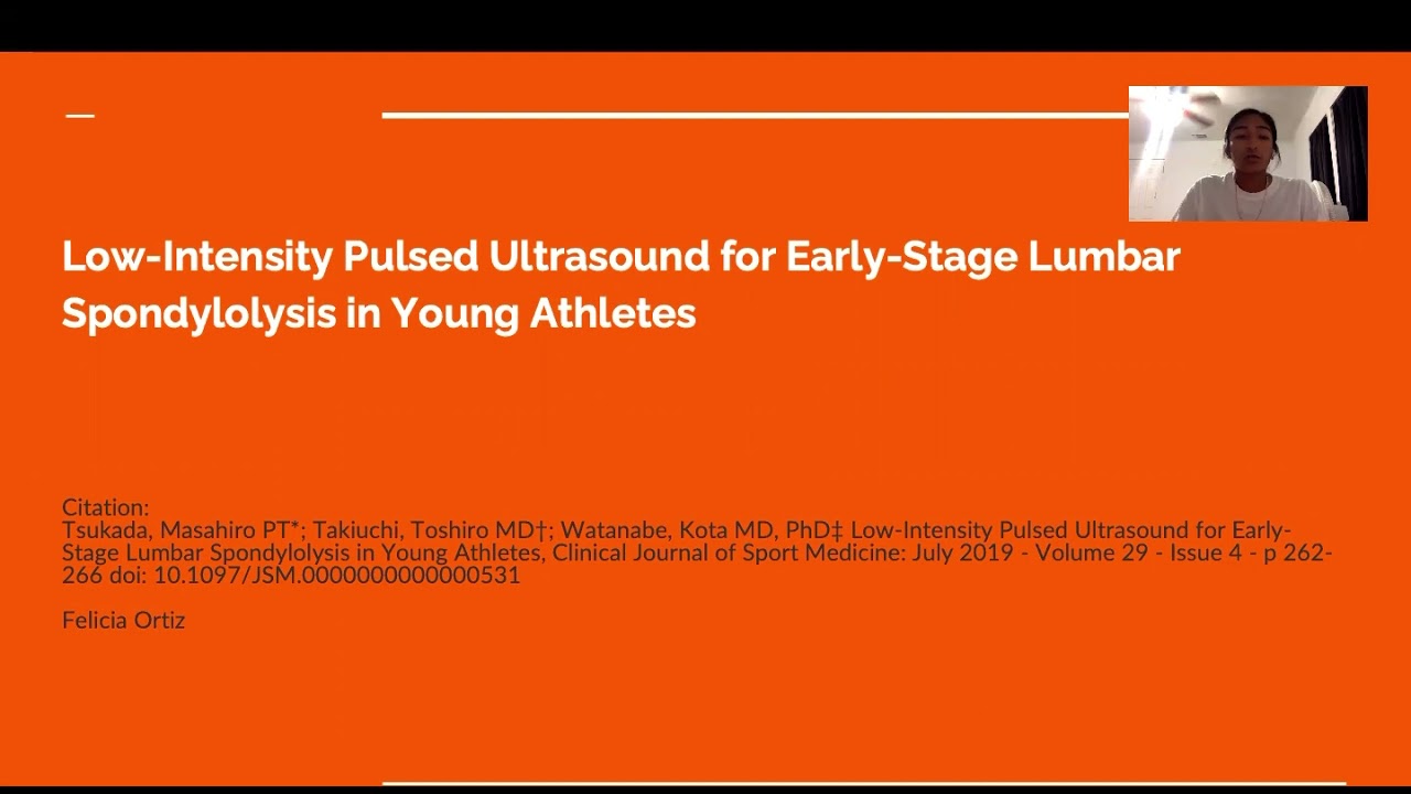 Low-Intensity Pulsed Ultrasound