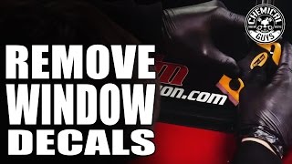 How To Remove Window Decals - Chemical Guys Car Care