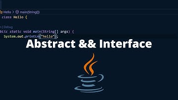 Difference between Abstract Class and Interface in Java