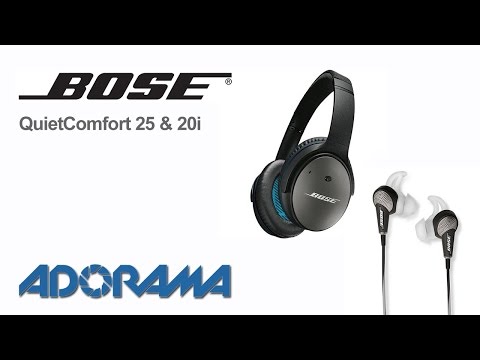 Bose QuietComfort 20i &amp; QuietComfort 25 Headphones : Product Overview