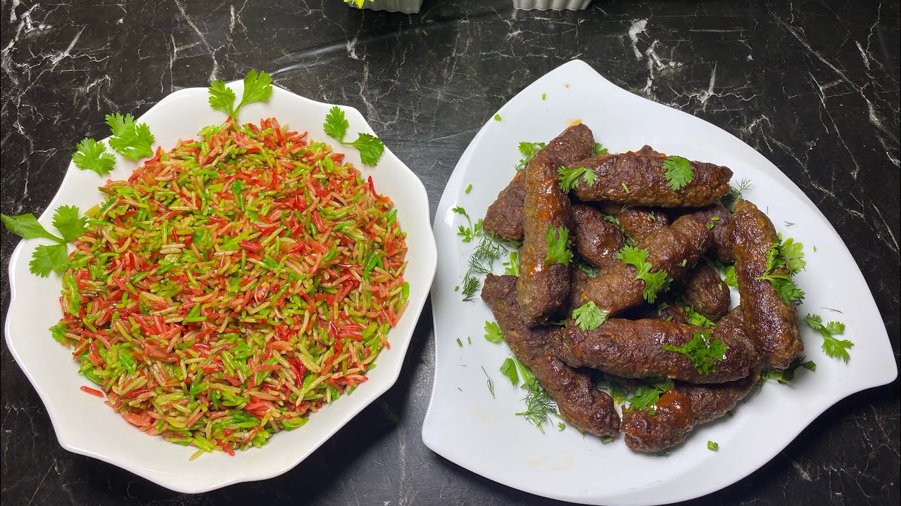 كفتة الحاتى بمكونات وتكتات جديدة ورز الوان فطار الهنا