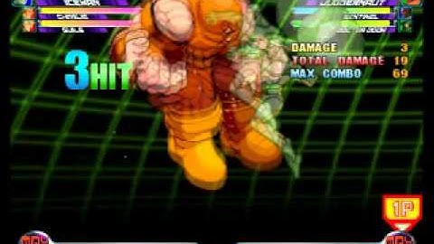 MVC2: Marvel vs Capcom 2 Guile/Charlie/Iceman Short combo video.