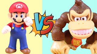 Super Mario Vs Donkey Kong | Batman &amp; Mario Family Adventure