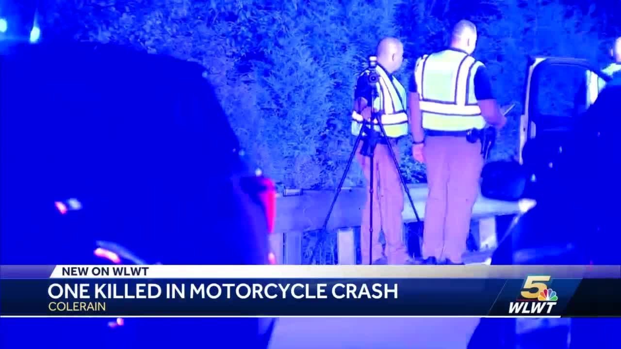 Police: Motorcyclist dead after crash in Colerain - YouTube