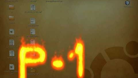 Linux Ubuntu 8.04 + Compiz (demo, with sound and text)