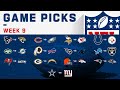 Week 9 Game Picks!  NFL 2019 - YouTube