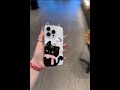 Haha my little black cat phone case arrived let's get it together with good friends