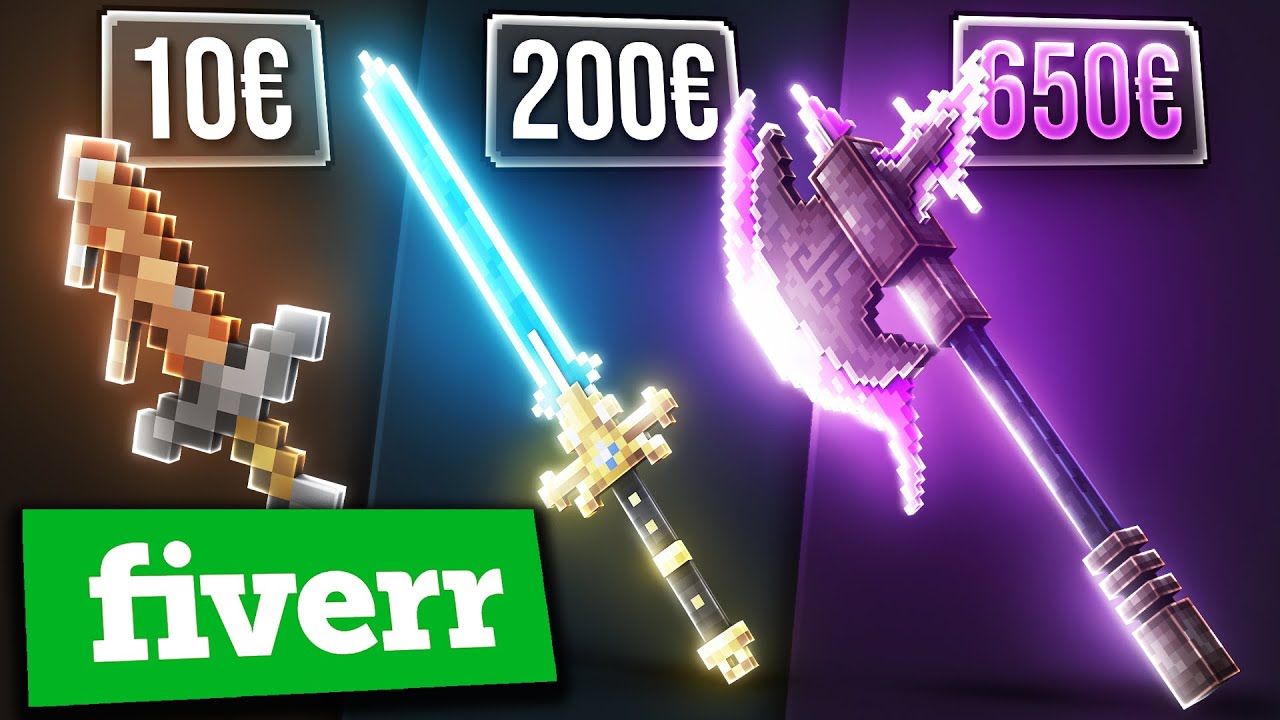 Ich kaufe NEUE MINECRAFT WAFFEN für 10€, 100€, 200€ und 650€