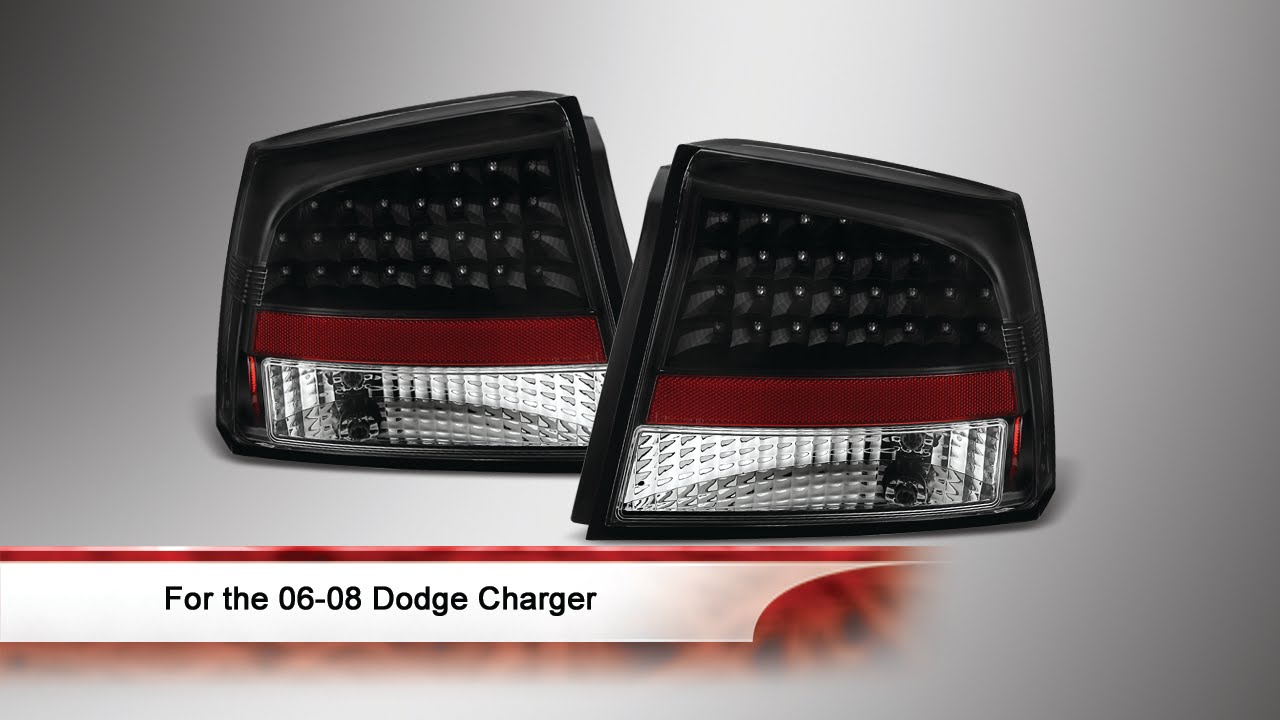 0608 Dodge Charger LED Tail Lights YouTube