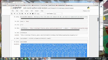 2015 04 29 Big data visualization 2   Python scripting to crawl finance data from Yahoo web service