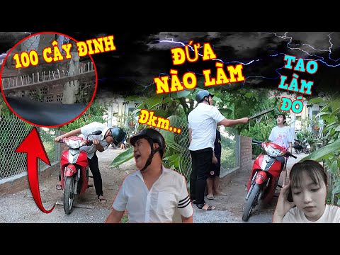 Video Dậm 100 Chiếc Đinh Vào Lốp Xe - Cái Giá Phải Trả Khi... - youtube