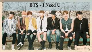 BTS(방탄소년단) - I NEED U [EASY LYRICS]