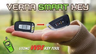verna smart key using mini key tool