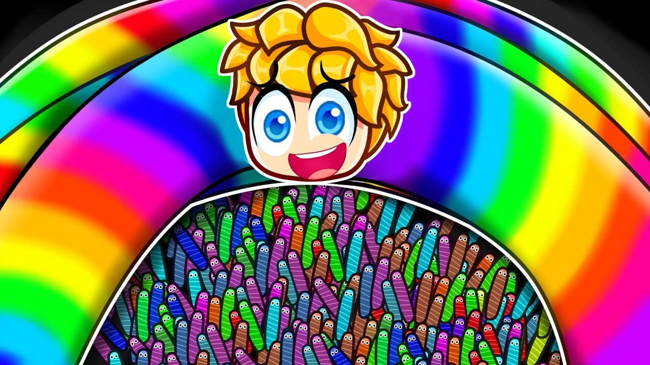 Ukri SPIELT Slither.io...