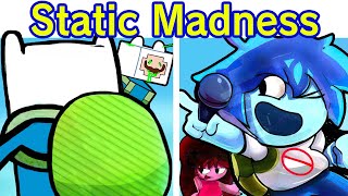 Friday Night Funkin' Vs Static Madness | Corrupted Finn & Gumball (Canceled Build) (Pibby X Fnf Mod)