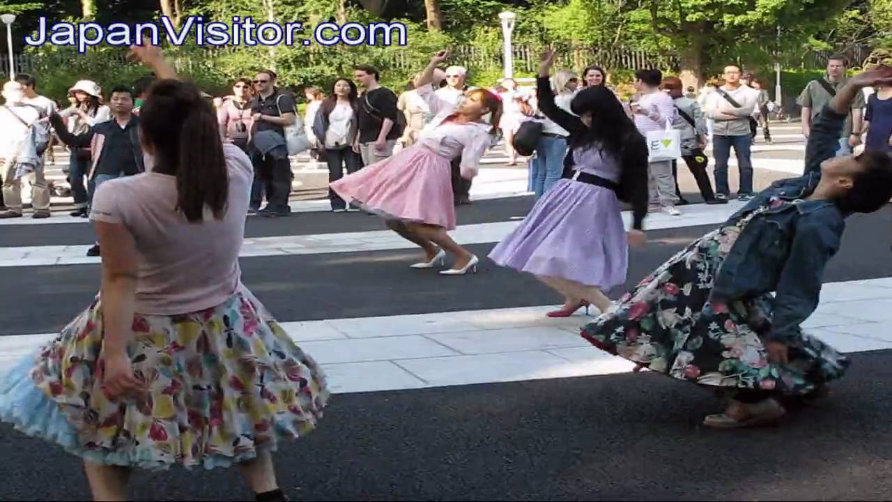 Japanese Johnny B Goode Street Jive ジョニービーグッドのダンス Youtube