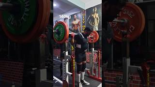 140 kg squat training 🔥#shorts #viral #trending #explore #motivation #liftingzone #squatchallenge