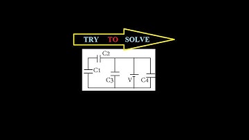 20) 4 identical capacitors are connected to a battery,  Which two capacitors have the same charge?