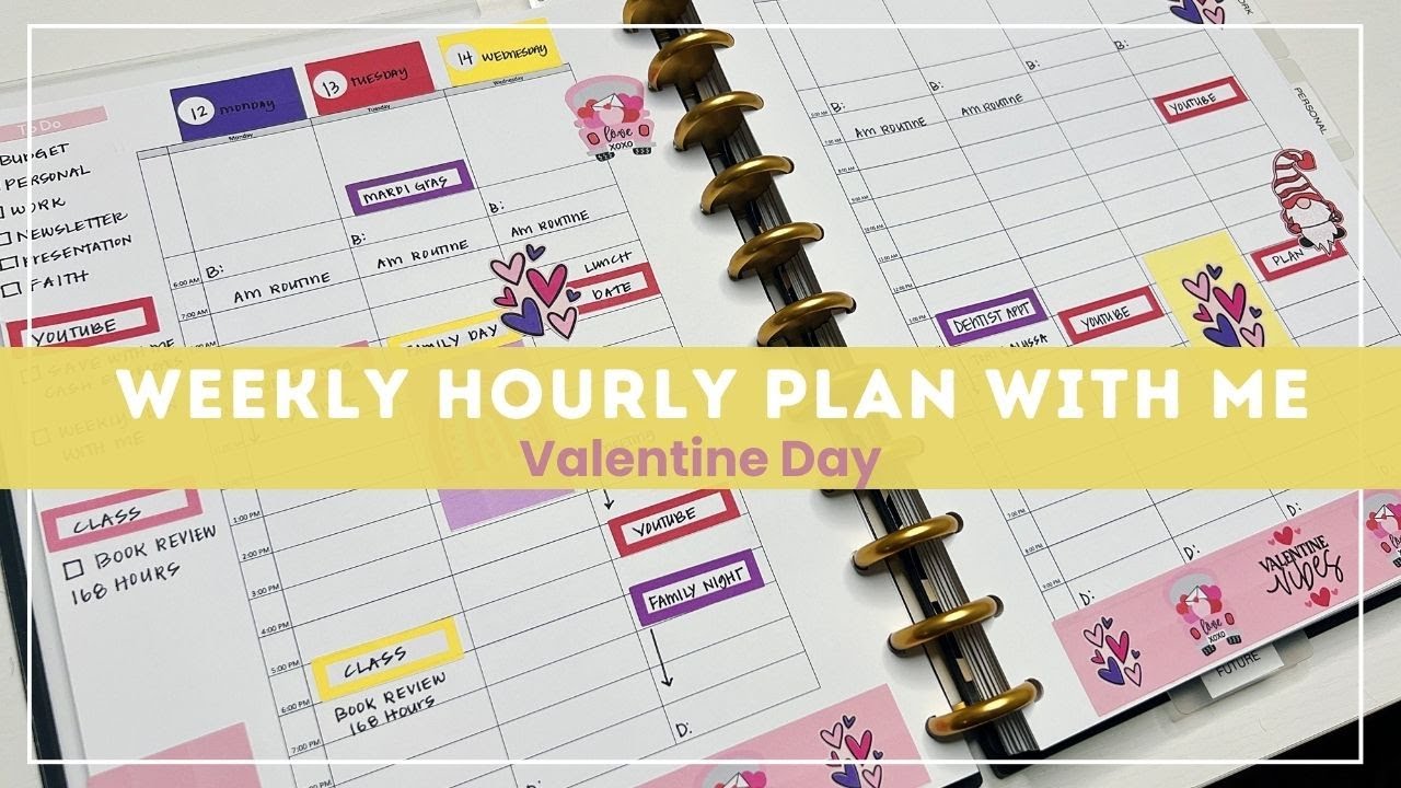 Organize My Week: Weekly Hourly Plan With Me