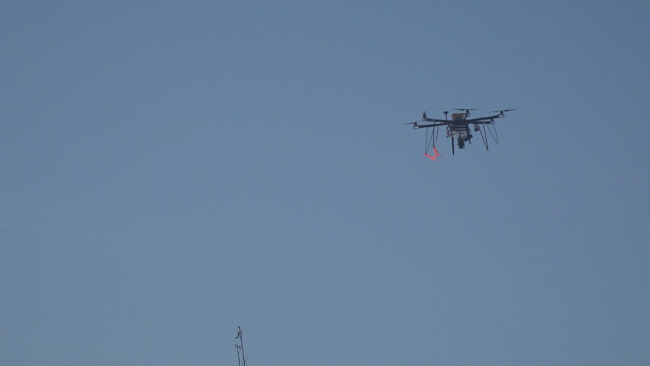 Winter Drone Test Flight