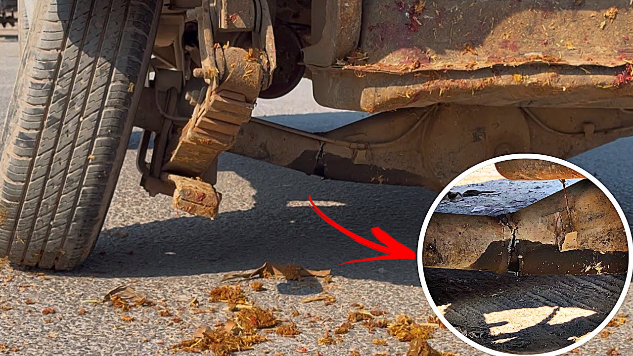 Emergency Repair Mini-Truck Rear Tube And Axle BrokeDue To Overloading.