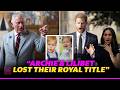 Prince Harry SHOCKED as Buckingham Palace REVEALS Truth About Archie and Lilibet Identity