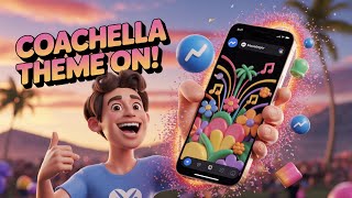 How to Turn on Coachella Theme on Facebook Messenger screenshot 5