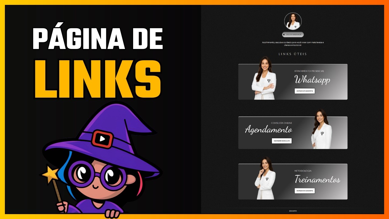 Como criar PÁGINA DE LINKS no Wordpress Elementor | Site Estilo Linktree 2026
