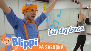 Blippi Svenska | Rör dig och dansa med Blippi - lär dig dansa | pedagogiska videor för barn