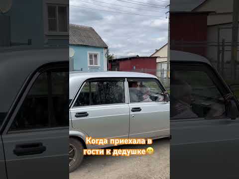 Когда приехала в гости к дедушке 😅#shortsvideo #юмор #врек #shorts