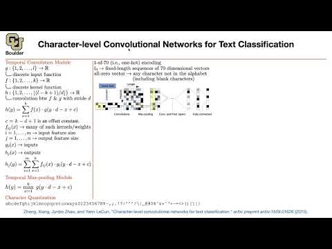 Character-level CNNs |