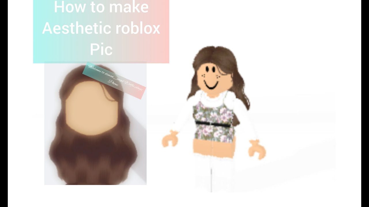 How To Make A Aesthetic Roblox Picture With No Face Youtube - roblox pfp aesthetic no face