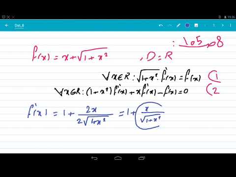 الاشتقاق تمرينات الوحدة التمرين 8 بكالوريا سوريا
