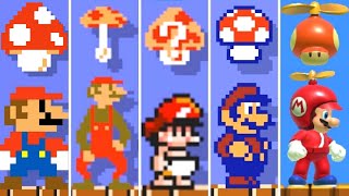 Super Mario Maker 1 \& 2 - All Mushroom Power-Ups